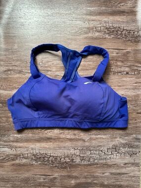 Brooks Juno Royal Blue Racerback Sports Bra 38C
